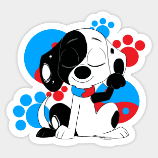 Deepak Dalmatian Sticker